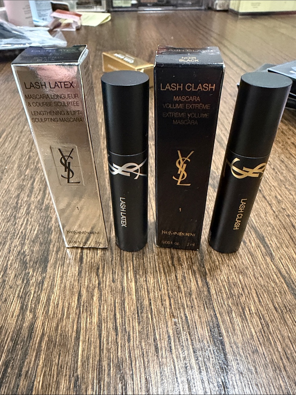 Yves Saint Laurent Lash Latex & Lash Clash Mascaras - Black